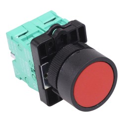 PtecPNRed Red Flush Push Button Switch 10A 2NO PtecPNRed Red Flush Push Button Switch 10A 2NO