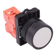 PtecPNWhite White Flush Push Button Switch 10A 1NC PtecPNWhite White Flush Push Button Switch 10A 1NC