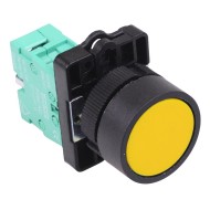 PtecPNYellow Yellow Flush Push Button Switch 10A 1NO PtecPNYellow Yellow Flush Push Button Switch 10A 1NO