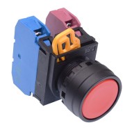 Red 22mm Maintained Push Button Switch 1NO-1NC IP65 YW1B-A1E11R Red 22mm Maintained Push Button Switch 1NO-1NC IP65 YW1B-A1E11R