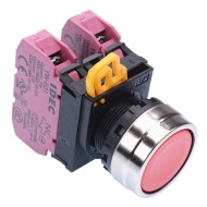 Red 22mm Metal Bezel Maintained Push Button Switch 2NC IP65 YW4B-A1E02R Red 22mm Metal Bezel Maintained Push Button Switch 2NC IP65 YW4B-A1E02R