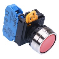 Red 22mm Metal Bezel Maintained Push Button Switch NO IP65 YW4B-A1E10R Red 22mm Metal Bezel Maintained Push Button Switch NO IP65 YW4B-A1E10R