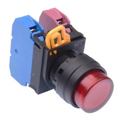 Red 22mm Momentary Push Button Switch 1NO-1NC IP65 YW1L-M2E11Q0R Red 22mm Momentary Push Button Switch 1NO-1NC IP65 YW1L-M2E11Q0R