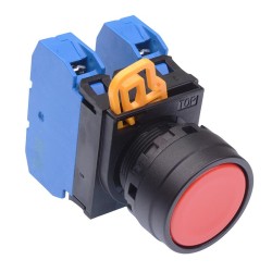 Red 22mm Momentary Push Button Switch 2NO IP65 YW1B-M1E20R Red 22mm Momentary Push Button Switch 2NO IP65 YW1B-M1E20R