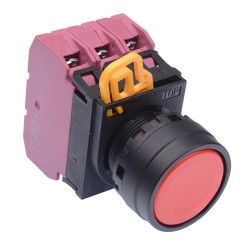 Red 22mm Momentary Push Button Switch 3NC IP65 YW1B-M1E03R Red 22mm Momentary Push Button Switch 3NC IP65 YW1B-M1E03R