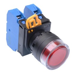 Red 22mm Momentary Shrouded Push Button Switch 2NO IP65 YW1L-MF2E20Q0R Red 22mm Momentary Shrouded Push Button Switch 2NO IP65 YW1L-MF2E20Q0R