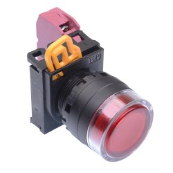 Red 22mm Momentary Shrouded Push Button Switch NC IP65 YW1L-MF2E01Q0R Red 22mm Momentary Shrouded Push Button Switch NC IP65 YW1L-MF2E01Q0R