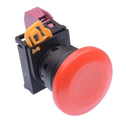 Red 22mm Mushroom Momentary Push Button Switch NC IP65 YW1B-M4E01R Red 22mm Mushroom Momentary Push Button Switch NC IP65 YW1B-M4E01R