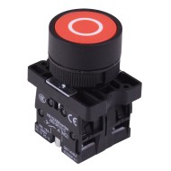 Red Momentary 22mm Push Button Switch White 'O' NO/NC Red Momentary 22mm Push Button Switch White 'O' NO/NC