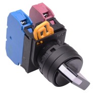 22mm 2 Position Maintained Selector Switch 1NO-1NC IP65 YW1S-2E11 22mm 2 Position Maintained Selector Switch 1NO-1NC IP65 YW1S-2E11