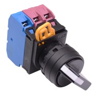 22mm 2 Position Maintained Selector Switch 1NO-2NC IP65 YW1S-2E12 22mm 2 Position Maintained Selector Switch 1NO-2NC IP65 YW1S-2E12