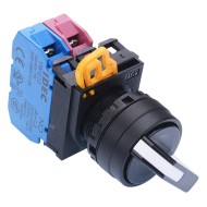 22mm 3 Position Maintained Selector Switch 1NO-1NC IP65 YW1S-3E11N2 22mm 3 Position Maintained Selector Switch 1NO-1NC IP65 YW1S-3E11N2