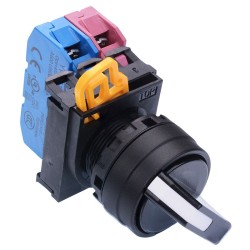 22mm 3 Position Maintained Selector Switch 1NO-1NC IP65 YW1S-3E11N4