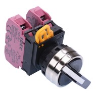 22mm Metal Bezel 3 Position Maintained Selector Switch 2NC IP65 YW4S-3E02 22mm Metal Bezel 3 Position Maintained Selector Switch 2NC IP65 YW4S-3E02