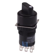 AS6M-3Y2P 3 Position 16mm Latching Round Selector Switch DPDT AS6M-3Y2P 3 Position 16mm Latching Round Selector Switch DPDT