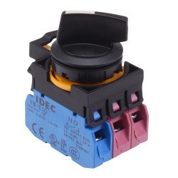 CW1S-2E12 2 Position Selector Switch 1NO-2NC IP65