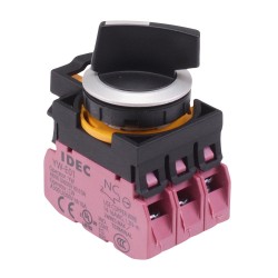 CW4S-2E03 2 Position Metallic Selector Switch 3NC IP65