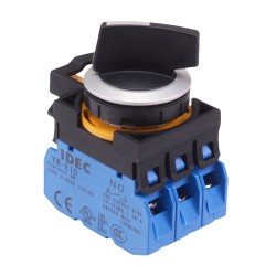 CW4S-2E30 2 Position Metallic Selector Switch 3NO IP65