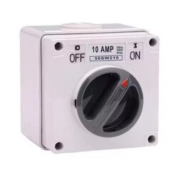 IP66 56SW310 Square Rotary AC Switch 3P 10A 500V Australia Standard Industrial Electric Waterproof Isolation Switch AS/NZS3123