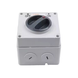 IP66 56SW310 Square Rotary AC Switch 3P 10A 500V Australia Standard Industrial Electric Waterproof Isolation Switch AS/NZS3123