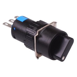 On-On 2 Position 16mm Latching Selector Switch NO/NC 3A 250V