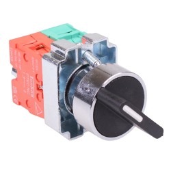 PtecMetSN2F 2 Position Metal Selector Switch 10A 1NO-1NC PtecMetSN2F 2 Position Metal Selector Switch 10A 1NO-1NC