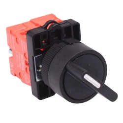 PtecSN3F 3 Position Plastic Selector Switch 10A 2NC PtecSN3F 3 Position Plastic Selector Switch 10A 2NC
