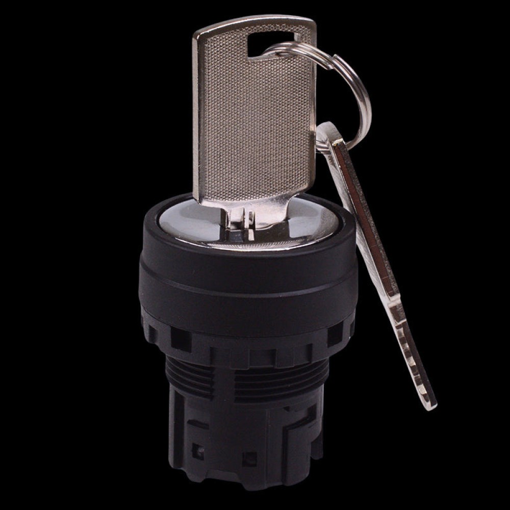 Position Maintained Key Switch 22mm 2 Position Maintained Key Switch Head YW1K-2B