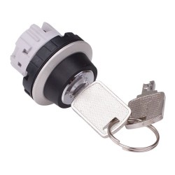 3 Position Maintained Key Switch Head Metalic Bezel CW4K-3A 3 Position Maintained Key Switch Head Metalic Bezel CW4K-3A