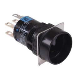 AL6M-A200 16mm Latching Round illuminated Push Button Body DPDT AL6M-A200 16mm Latching Round illuminated Push Button Body DPDT