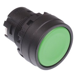 Green 22mm Maintained Push Button Bezel for Non-illuminated YW Series