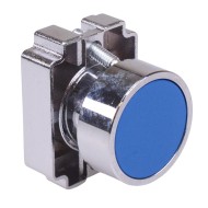 PtecMetPNBlue Blue Flush Push Button Switch Metal PtecMetPNBlue Blue Flush Push Button Switch Metal