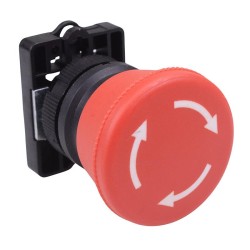 PtecMushT40 40mm Emergency Stop Button Switch Plastic PtecMushT40 40mm Emergency Stop Button Switch Plastic