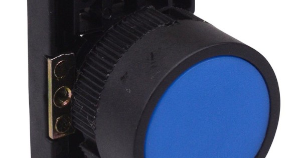 Swesh Button PtecPNBlue Blue Flush Push Button Switch