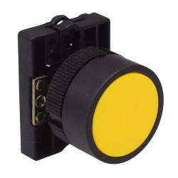PtecPNYellow Yellow Flush Push Button Switch PtecPNYellow Yellow Flush Push Button Switch