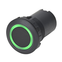 CW1H-DM1NGR-C Green / Red LED Flush Black Touchless Switch IP67 CW1H-DM1NGR-C Green / Red LED Flush Black Touchless Switch IP67