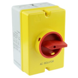 32A 4 Pole Rotary Isolator Switch