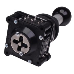 100470 2 Axis 4 Position Fingertip Joystick Double Pole 10A 12VDC 3D2ZBE08135 100470 2 Axis 4 Position Fingertip Joystick Double Pole 10A 12VDC 3D2ZBE08135