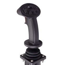 HG34MIY000E 2 Axis Hall Effect Joystick 5 Control Wheels HG34MIY000E 2 Axis Hall Effect Joystick 5 Control Wheels