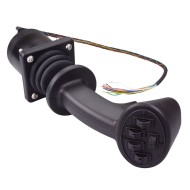 HG34MIY000E 2 Axis Hall Effect Joystick 5 Control Wheels