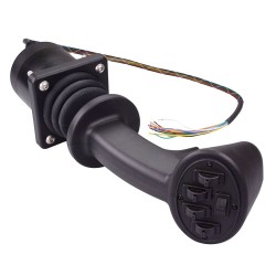 HG34MIY000E 2 Axis Hall Effect Joystick 5 Control Wheels HG34MIY000E 2 Axis Hall Effect Joystick 5 Control Wheels