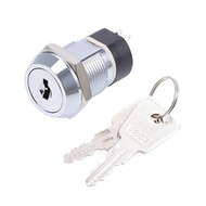 19mm 2 Positions Key Switches 2NO 2NC Electric Lock 19mm 2 Positions Key Switches 2NO 2NC Electric Lock