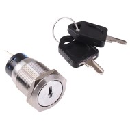 2 Position 19mm Metal Key Switch NO/NC 2 Position 19mm Metal Key Switch NO/NC