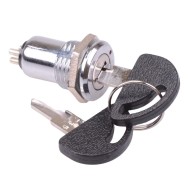 3333A 2 Position On-Off 16mm Metal Key Switch NO/NC Keys Alike 3333A 2 Position On-Off 16mm Metal Key Switch NO/NC Keys Alike