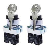 Key Switch 2 Position Maintained 1NO Latching Rotary Key Switch 10A 440V XB2-10Y/21 Key Switch 2 Position Maintained 1NO Latching Rotary Key Switch 10A 440V XB2-10Y/21
