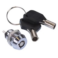 On-Off 12mm Key Operated Switch SPST 1A On-Off 12mm Key Operated Switch SPST 1A