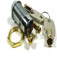 On/Off Key Switches Lock SPST Key Removable On Or Off With 2 Keys and Nut On/Off Key Switches Lock SPST Key Removable On Or Off With 2 Keys and Nut