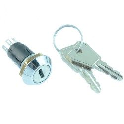 SRL-5-D-S-2 On-On Keylock Key Switch SPDT 1A 125V SRL-5-D-S-2 On-On Keylock Key Switch SPDT 1A 125V