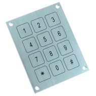 3x4 Aluminium Piezo Keypad IP68 KPF34 3x4 Aluminium Piezo Keypad IP68 KPF34