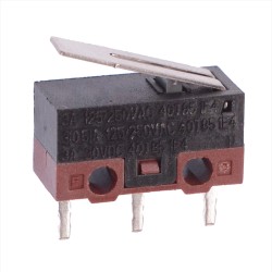 12mm Lever Subminiature PCB Microswitch SPDT 3A 12mm Lever Subminiature PCB Microswitch SPDT 3A